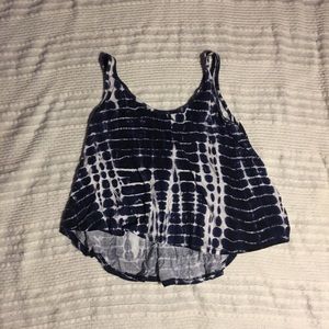 Crop top loose tank top